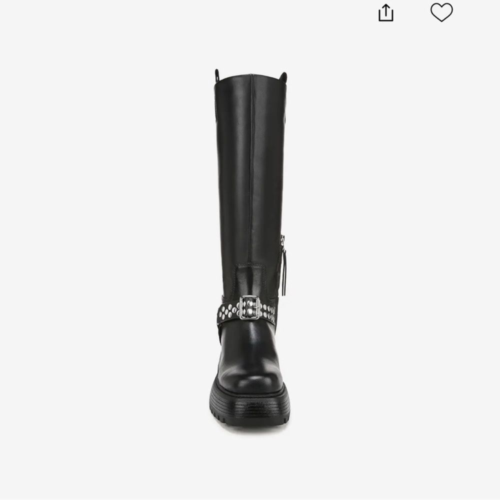 Circus by Sam Edelman Black Studded Heeled Boots